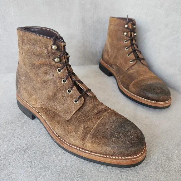 Trask | Shoes | Trask Boots Mens 9 Brown Whiskey Aged Suede  display picture 3